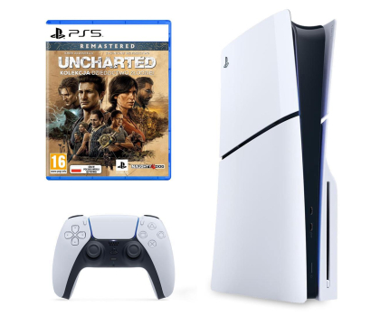 Konsola PS5 Sony PlayStation 5 Slim + Uncharted: Kolekcja Dziedzictwo Złodzie